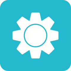 Settings Multicolor Round Corner Glyph Inverted Icon