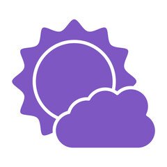Weather App Multicolor Glyph Icon