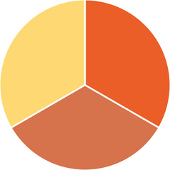 Pie Chart Diagram Icon Vector