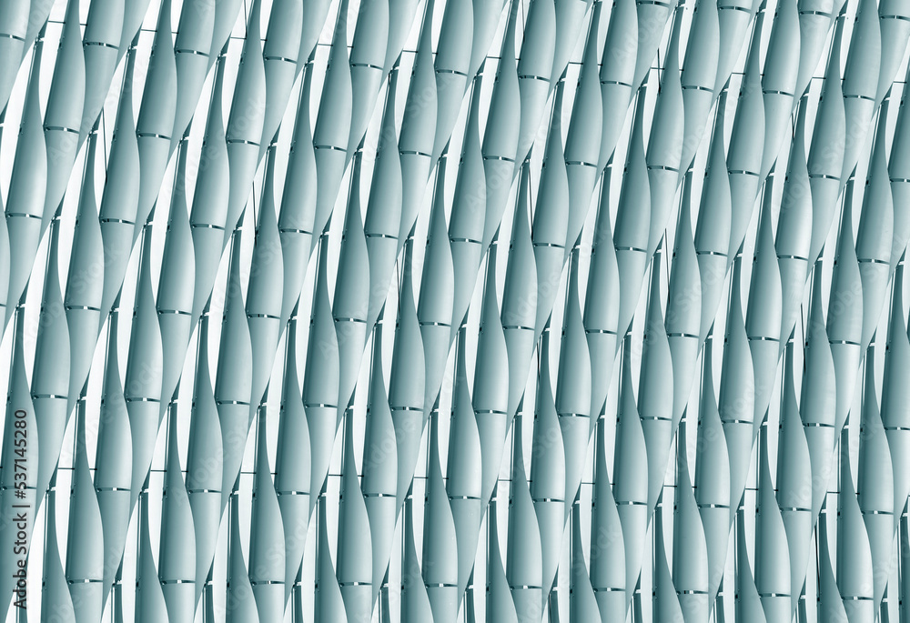 Poster Exterior of modern architecture. Building abstract background  pattern