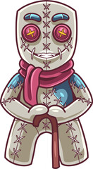 Voodoo doll mascot