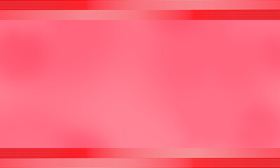 Obraz premium 上下にラインのあるシンプル背景 赤グラデ