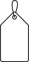 Outline Price Tag