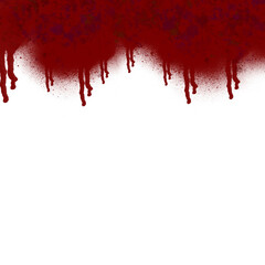 abstract halloween blood splatter element