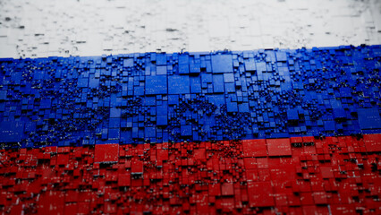 Russian Flag Background