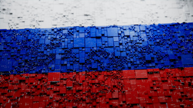 Russian Flag Background