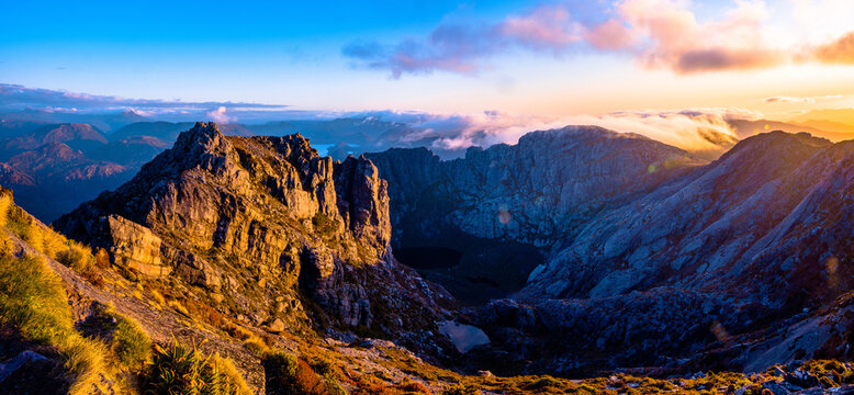 sunset over Mt Murchison