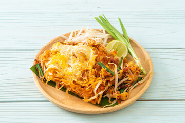 Pad Thai - stir fried noodles in Thai style with egg