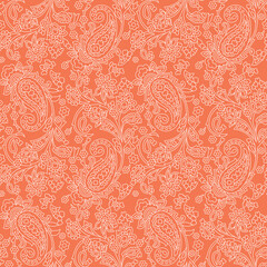 traditional Indian paisley pattern on  background
