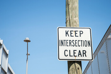 Road signs in the city 