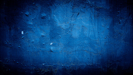 dark blue grungy abstract cement concrete wall texture background