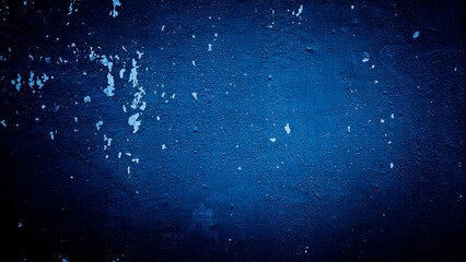 Obraz na płótnie Canvas dark blue grungy abstract cement concrete wall texture background