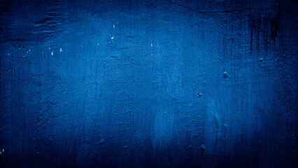 dark blue grungy abstract cement concrete wall texture background