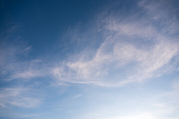 Natural background blue sky. Close up, selective focus. Useful for background designing purpose.