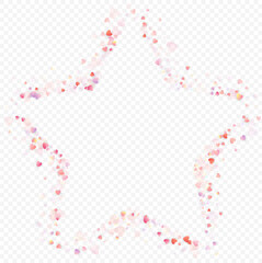 Heart love vector Valentine Pink amour symbols.