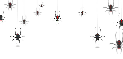 spider for halloween background design