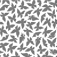 Simple and beautiful butterfly seamless pattern,