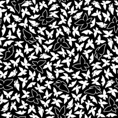 Simple and beautiful butterfly seamless pattern,