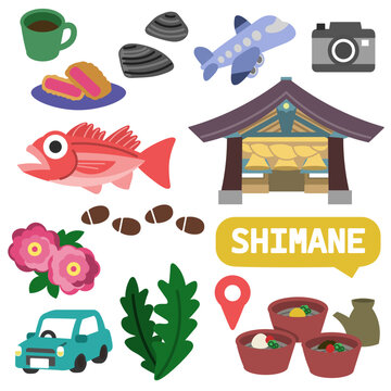 島根のアイコン　線無し