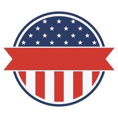 America flag. Made In Usa Illustration