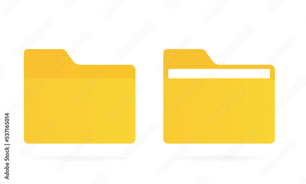 Poster the file is empty and contains documents. vector illustration