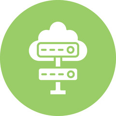 Cloud Server Icon Style