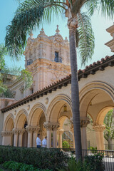 San Diego is a popular tourist travel destination with impressive historic architecture in Balboa...