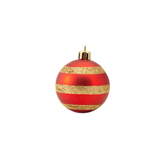 Christmas ball decoration cutout, Png file.