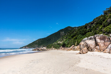 empty beach at Florianopolis