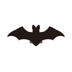 ハロウィンのイラスト素材　コウモリ