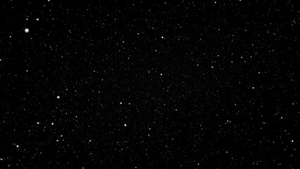 simple space background, white stars on a black background.