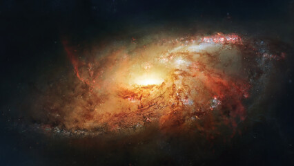 Cosmic space and stars, cosmic abstract background. Beautiful Galaxy.