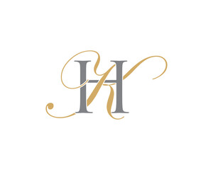 Letter H and K Logo Icon 001