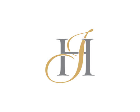 Letter H and I or J Logo Icon 001