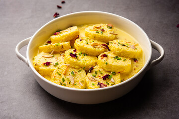 Bread Rasmalai is the tweaked version of traditional Ras malai using bread slices instead of paneer