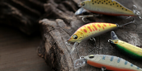 渓流釣りのルアーとリール