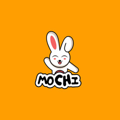 Cute bunny logo 