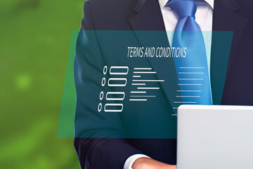 Terms and conditions for employers. Read and accept digital contract.