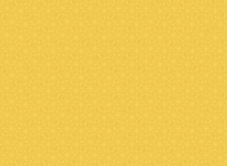 麻の葉の和柄の背景素材　金色