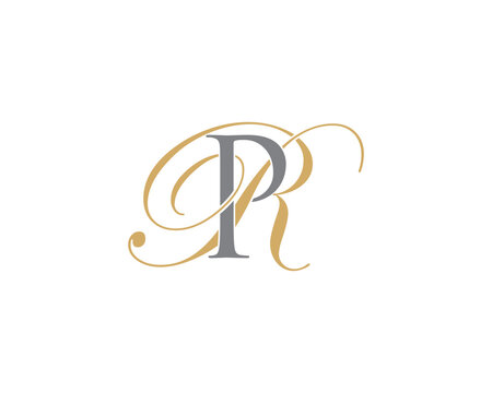 Letter P and R Logo Icon 001