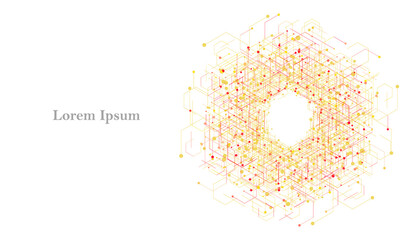 幾何学 抽象 オレンジ 科学 背景 透過