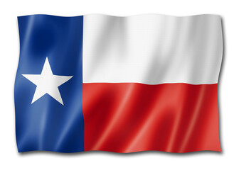 Naklejka premium Texas flag, USA