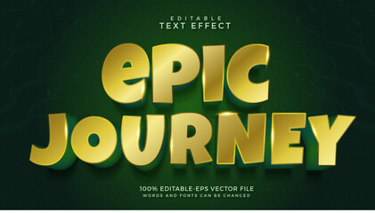 Epic journey text effect