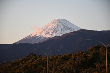 沼津から眺めた富士山