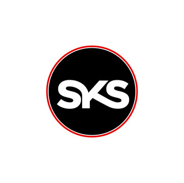 SKS company nam initial letters monogram. SKS icon.
