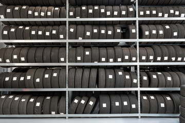 Tires storage view