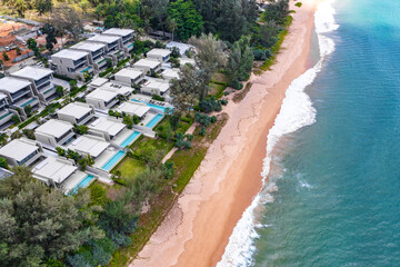 Natai Beach in Khao Lak, Phang Nga province, Thailand