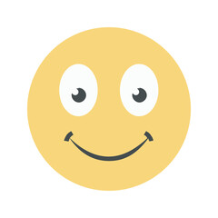 Fototapeta premium Yellow Cute Emoticon 