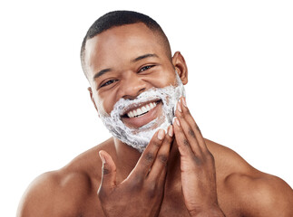 A natural shaving cream is much more gentle on the face