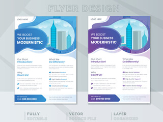 Modern Trendy Business Flyer Design Template. Brochure cover banner design, business posters, modern business banners and leaflets.and leaflets.